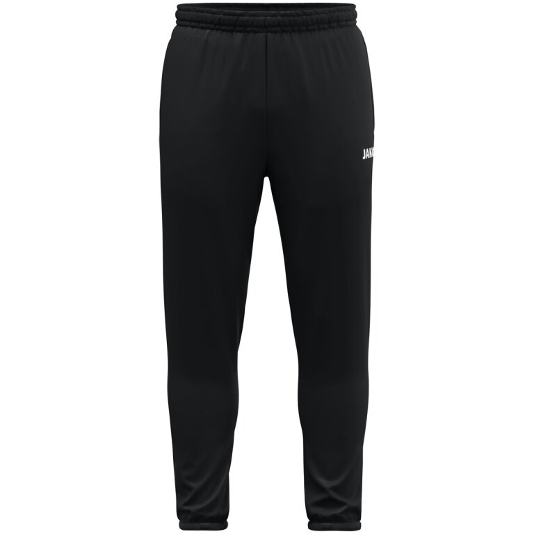 JAKO Sport Leisure Trousers Dynamic (Side Pockets with Zipper) Long Black Kids