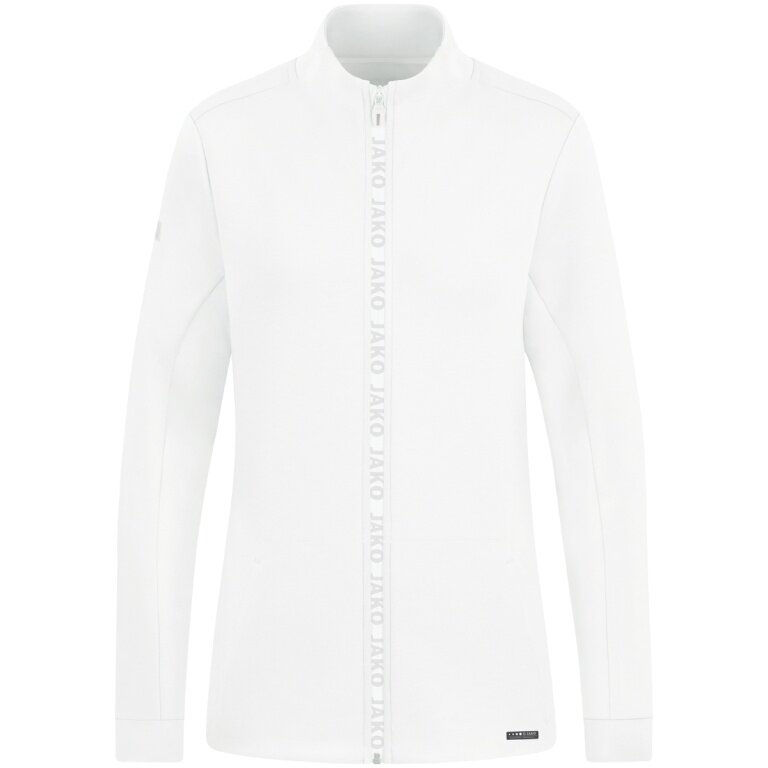 JAKO Leisure Jacket Pro Casual (elastic material, side pockets) white ladies