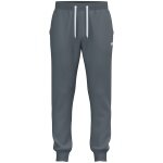 JAKO One Cotton Jogging Trousers with Cuffs (Mixed Fabric) Long Grey Men's