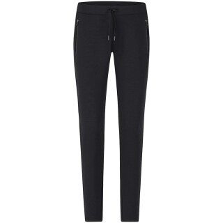 JAKO Jogging Pants Pro Casual (elastic material, side pocket with zipper) long black Women