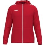 JAKO Hooded Jacket One (Inner side made of micro-fleece,) red Ladies