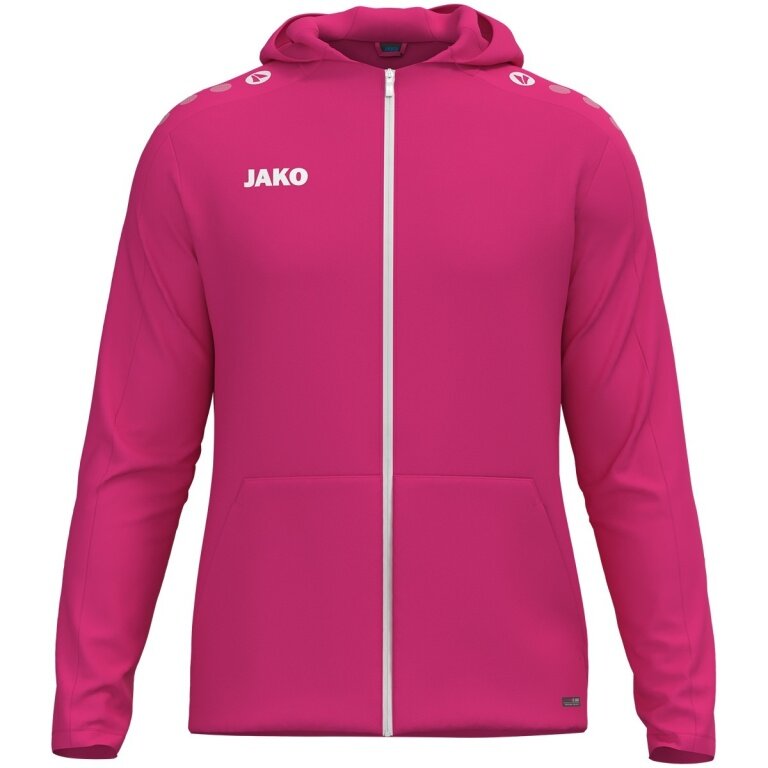 JAKO Hooded Jacket One (Inner side made of micro-fleece,) pink ladies