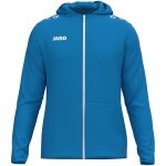 JAKO Hooded Jacket One (Inner side made of micro-fleece, 100% recycled polyester) blue men's
