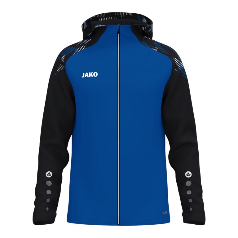 JAKO Hooded Jacket Sonic (durable, soft feel) royal blue/black men's