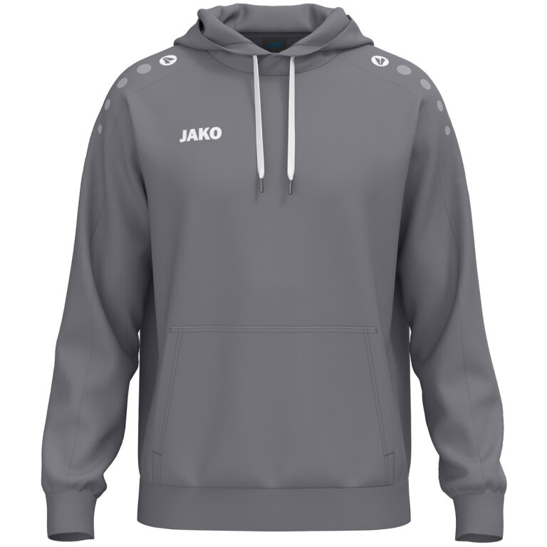 JAKO Hooded Sweatshirt One Sweat (Cotton Blend) grey Men's