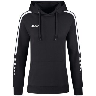 JAKO Hoodie Power Hooded Sweatshirt (Organic Cotton) Black Women
