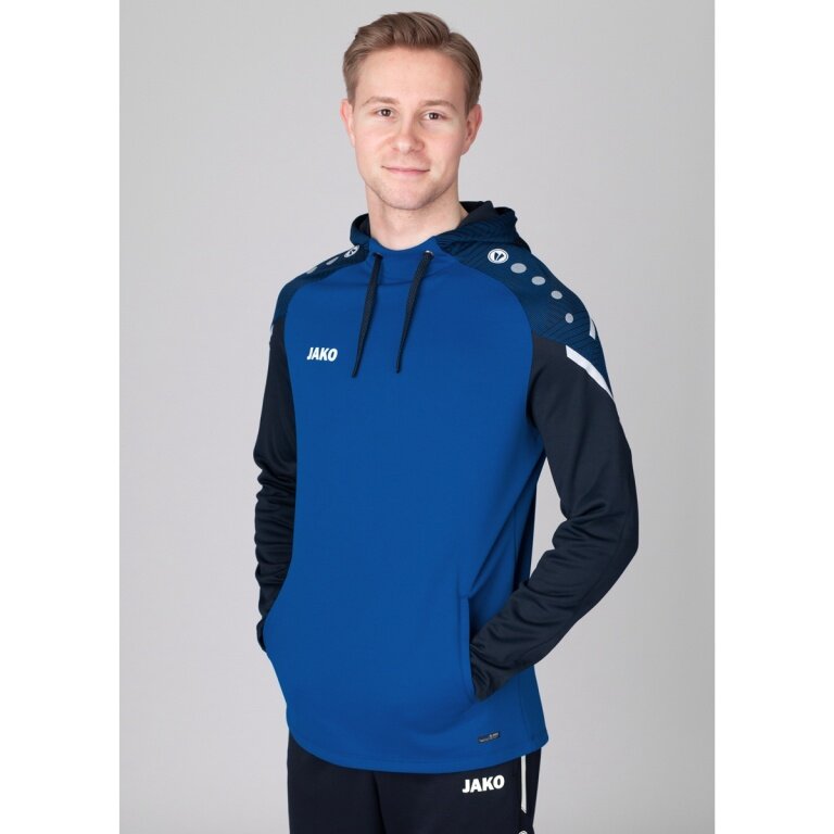JAKO Hoodie Performance (Polyester-Fleece) royal blue/navy blue Men
