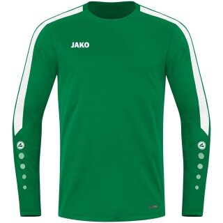 JAKO Sport Long Sleeve Shirt Sweat Power (recycled Polyester, high freedom of movement) green Kids