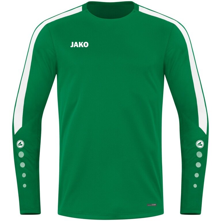 JAKO Sport Long Sleeve Shirt Sweat Power (recycled Polyester, high freedom of movement) green Kids