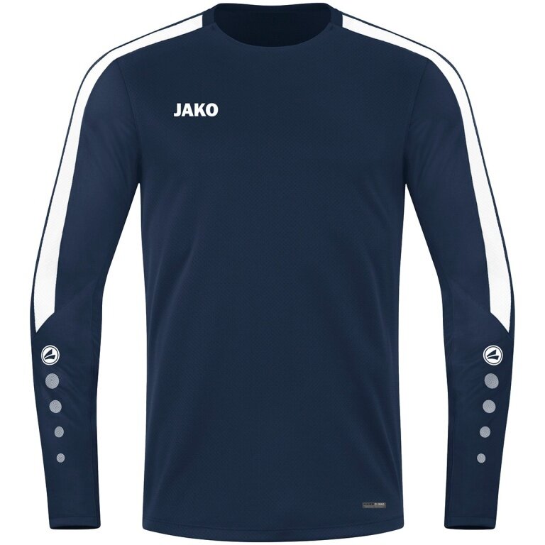 JAKO Sport Long Sleeve Sweat Power (recycled Polyester, high freedom of movement) navy blue Men