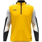 JAKO Long Sleeve Zip Top Dynamic (recycled polyester, elastic material) yellow/white/black men's