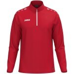 JAKO Long Sleeve Shirt Ziptop One (100% recycled Polyester, inner side made of Micro-Fleece) red Men's