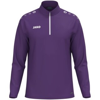JAKO Long Sleeve Shirt Ziptop One (100% recycled Polyester, inner side made of Micro-Fleece) violet Children