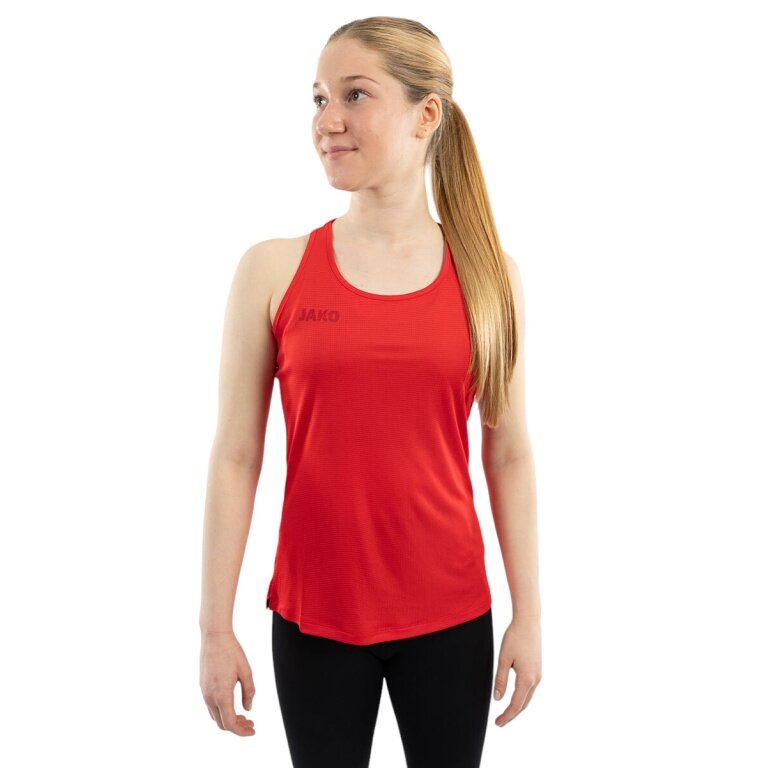 JAKO Running Tank Top Light Flow (sleeveless) red Ladies