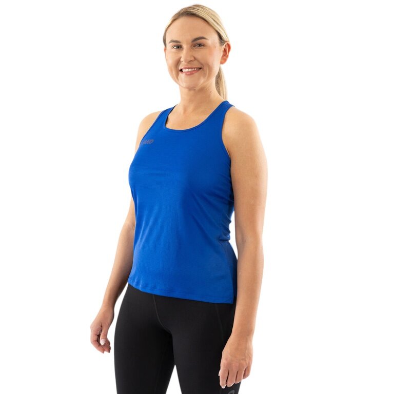 JAKO Running Tank Top Light Flow (sleeveless) royal blue Ladies