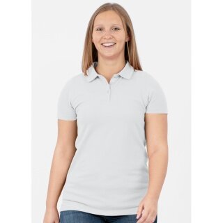 JAKO Sport Polo Organic Stretch (Organic Cotton) White Women