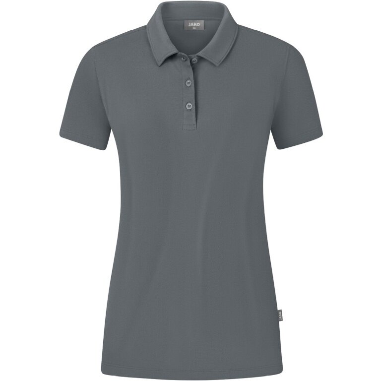 JAKO Sport Polo Organic Stretch (Organic Cotton) Dark Grey Women