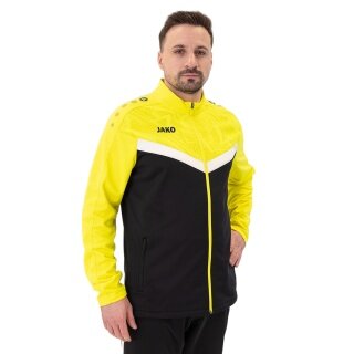 JAKO Iconic Polyester Jacket (100% recycled Polyester) black/yellow Men's