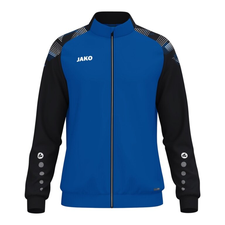 JAKO Training Jacket (Polyester) Sonic (100% recycled Polyester, modern look) royal blue/black Men's