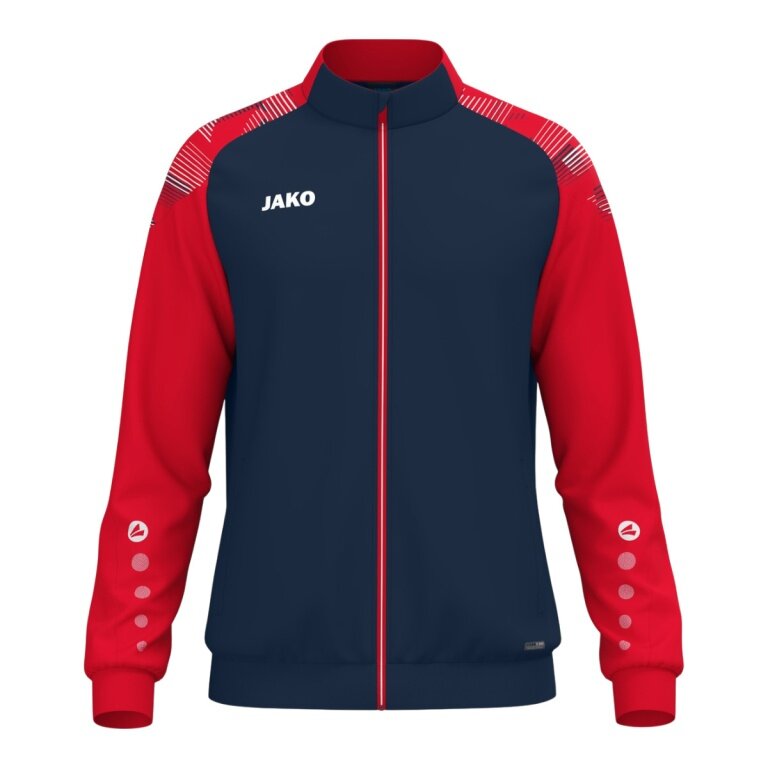 JAKO Training Jacket (Polyester) Sonic (100% recycled Polyester, modern look) navy/red Men's