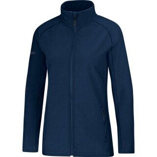 JAKO Softshell Jacket Team (wind and water repellent) navy blue Women