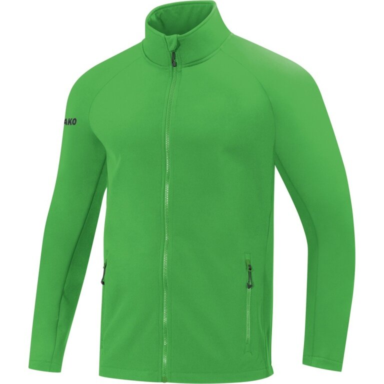 JAKO Softshell Jacket Team (wind and water repellent) green Kids