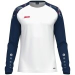 JAKO Sport Long Sleeve Shirt Sonic Sweat (quick-drying, durable) white/navy/red men's