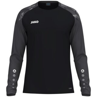 JAKO Sport Long Sleeve Shirt Sonic Sweat (quick-drying, durable) black/anthracite grey men's
