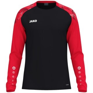 JAKO Sport Long Sleeve Shirt Sonic Sweat (quick-drying, durable) black/red children