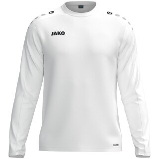 JAKO Sport Long Sleeve Sweatshirt One (Polyester Fleece) white Men's