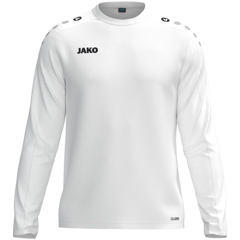 JAKO Sport Long Sleeve Sweatshirt One (Polyester Fleece) white Men's