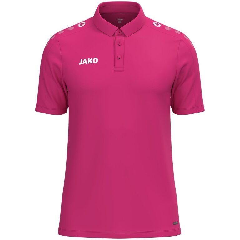 JAKO Sport Polo One (Polyester Mini Piqué) pink men's