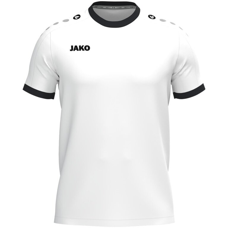 JAKO Sports T-shirt One Jersey (100% recycled Polyester) white/black Men's