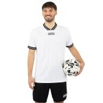 JAKO Sport T-shirt Retro Jersey (V-neck, breathable) short-sleeved white/black men's
