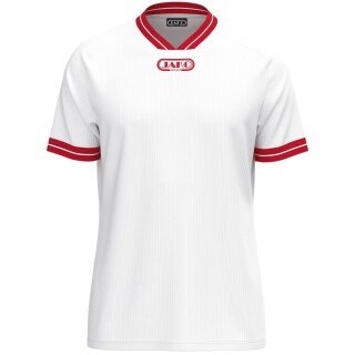 JAKO Sport T-shirt Retro Jersey (V-neck, breathable) short-sleeved white/red men's