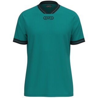 JAKO Sport T-shirt Retro Jersey (V-neck, breathable) short-sleeved turquoise blue men's