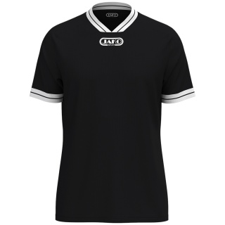 JAKO Sport T-shirt Retro Jersey (V-neck, breathable) short-sleeved black/white men's