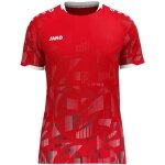 JAKO Sports T-shirt Jersey Sonic KA (quick-drying, durable) red/black/white men's