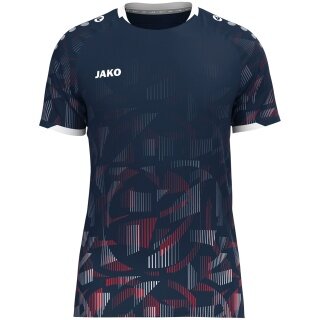 JAKO Sports T-shirt Jersey Sonic KA (quick-drying, durable) navy blue/red/white children
