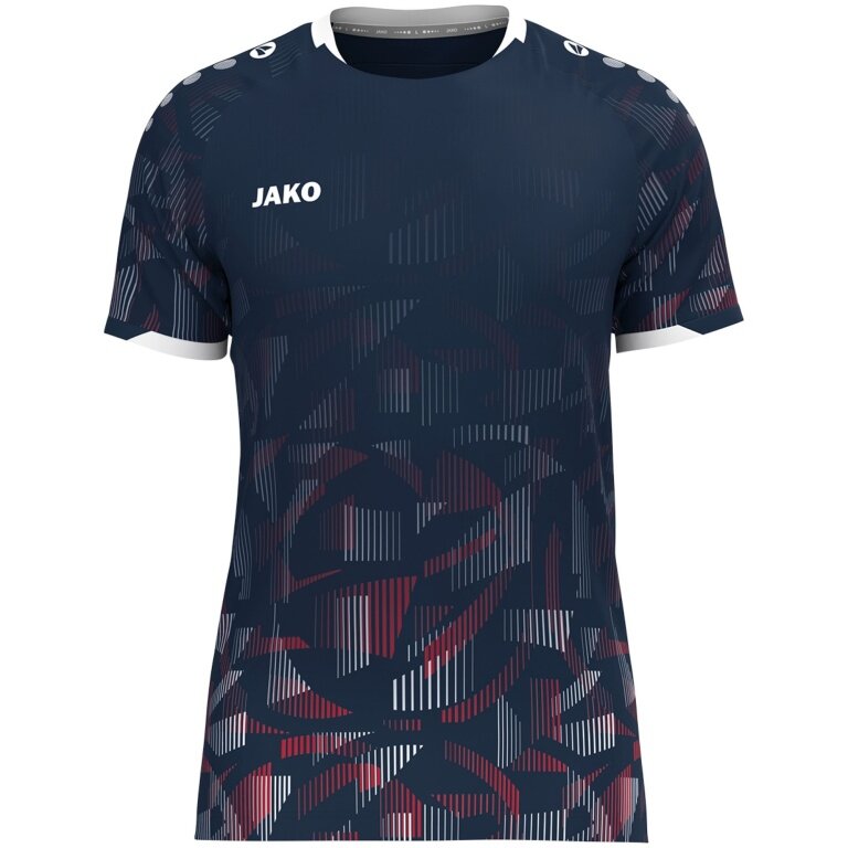 JAKO Sports T-shirt Jersey Sonic KA (quick-drying, durable) navy blue/red/white men's