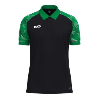 JAKO Sport Polo Sonic (lightweight, breathable) black/green men's