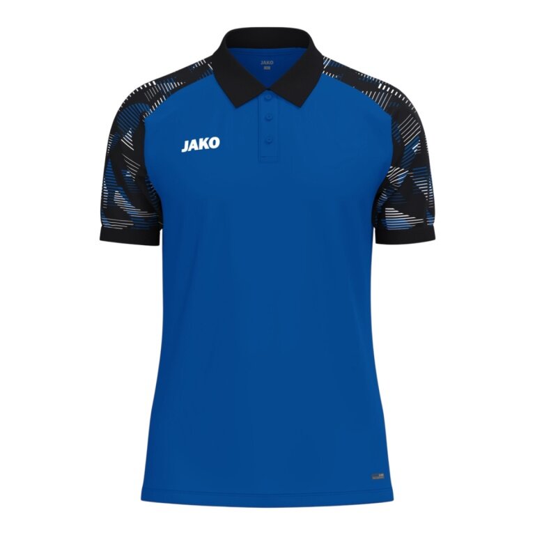 JAKO Sport Polo Sonic (lightweight, breathable) royal blue/black boys