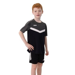 JAKO Sport T-shirt Iconic (Polyester Micro Mesh) black/anthracite grey children