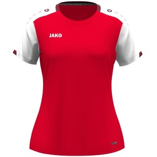JAKO Sport Shirt Dynamic (100% recycled Polyester) red/white/dark red Ladies