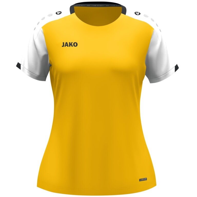 JAKO Sport Shirt Dynamic (100% recycled Polyester) yellow/white/black ladies