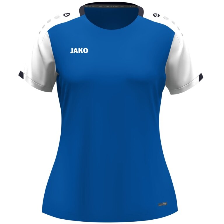 JAKO Sport Shirt Dynamic (100% recycled Polyester) royal blue/white/navy blue Ladies