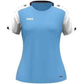 JAKO Sport Shirt Dynamic (100% recycled Polyester) sky blue/white/navy blue ladies