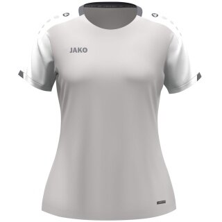 JAKO Sport Shirt Dynamic (100% recycled Polyester) light grey/white/grey Ladies