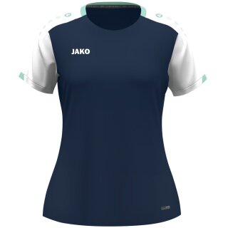 JAKO Sport Shirt Dynamic (100% recycled Polyester) midnight blue/white/light grey Ladies