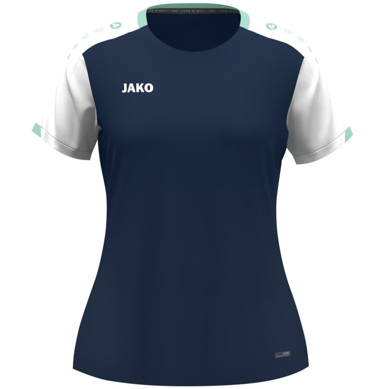 JAKO Sport Shirt Dynamic (100% recycled Polyester) midnight blue/white/light grey Ladies